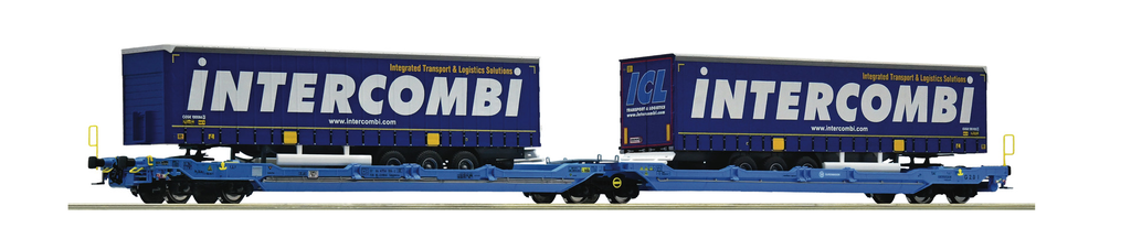 Roco : Wagon Sdggmrss Porte semi remorque | Hobby2000 Modélisme